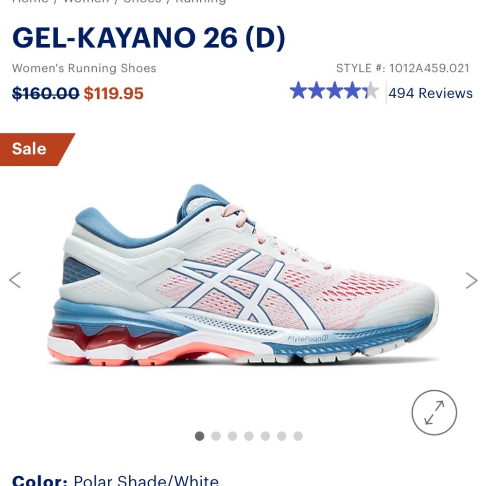 ASICS running shoes